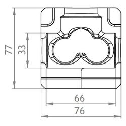 GWK EPP-Box Armaturendämmschale Serie M, DN 15, für Muffengeradsitzventil, Anthrazit, 5... GWK-5211015001 4030095030985 (Abb. 1)
