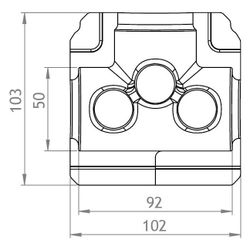 GWK EPP-Box Armaturendämmschale Serie M, DN 25, für Muffengeradsitzventil, Silbergrau, ... GWK-5211025002 4030095031036 (Abb. 1)