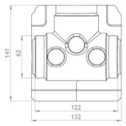 GWK EPP-Box Armaturendämmschale Serie M, DN 40, für Muffengeradsitzventil, Anthrazit, 5... GWK-5211040001 4030095031067 (Abb. 1)