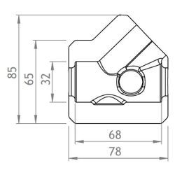 GWK EPP-Box Armaturendämmschale Serie MS, DN 15, für Schrägsitzventil mit IG, Anthrazit... GWK-5221015001 4030095000476 (Abb. 1)