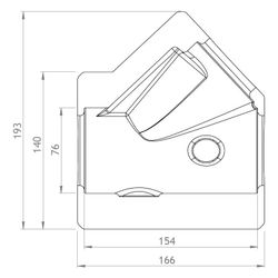GWK EPP-Box Armaturendämmschale Serie MS, DN 50, für Schrägsitzventil mit IG, Silbergra... GWK-5221050002 4030095000681 (Abb. 1)