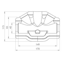 GWK EPP-Box Armaturendämmschale Serie MT, DN 20, für Kemper 141 0G, 10 Stück, 50 Stück,... GWK-9605050040 4030095052505 (Abb. 1)