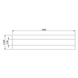 GWK Silver System Rohrdämmung, DN 80, 96x228mm, 1m, PIR, Silber, 100 Prozent nach GEG, ... GWK-4350962280 4030095057630 (Abb. 1)