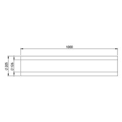 GWK Silver System Rohrdämmung, DN 100, 118x205mm, 1m, PIR, Silber, 50 Prozent nach GEG,... GWK-4351182050 4030095056893 (Abb. 1)