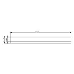 GWK Silver System Rohrdämmung, DN 50, 65x118mm, 1m, PIR, Silber, 50 Prozent nach GEG, 4... GWK-4350651180 4030095056862 (Abb. 1)