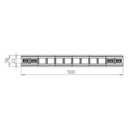 GWK EPP-Rohr, DN 15, 500mm, 50 Prozent EnEV, mit geometrischer Klemmung, Silbergrau, 53... GWK-5302015000 4030095049680 (Abb. 1)
