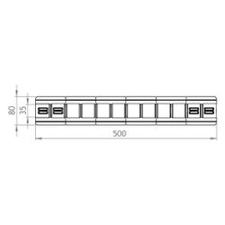 GWK EPP-Rohr, DN 25, 500mm, 50 Prozent EnEV, mit geometrischer Klemmung, Silbergrau, 53... GWK-5302025000 4030095049703 (Abb. 1)
