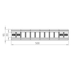 GWK EPP-Rohr, DN 32, 500mm, 50 Prozent EnEV, mit geometrischer Klemmung, Silbergrau, 53... GWK-5302032000 4030095049710 (Abb. 1)