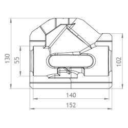 GWK EPP-Box Serie ST-AG DN 25 Silbergrau für Strangregulierventil mit AG, 5225025002... GWK-5225025002 4030095030411 (Abb. 1)
