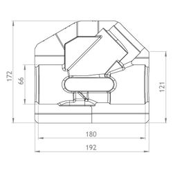 GWK EPP-Box Serie ST-AG DN 40 Anthrazit für Strangregulierventil mit AG, 5225040001... GWK-5225040001 4030095030374 (Abb. 1)