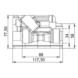 GWK EPP-Box Serie ST-BD DN 15 Silbergrau für Strangventil Danfoss MSV-BD, 5293015002... GWK-5293015002 4030095055933 (Abb. 1)