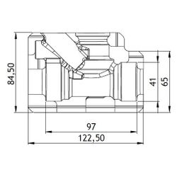 GWK EPP-Box Serie ST-BD DN 20 Silbergrau für Strangventil Danfoss MSV-BD, 5293020002... GWK-5293020002 4030095055957 (Abb. 1)