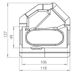 GWK EPP-Box Armaturendämmschale Serie ST, DN 25, für Strangregulierventil mit IG, Anthr... GWK-5222025001 4030095026254 (Abb. 1)