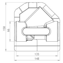 GWK EPP-Box Armaturendämmschale Serie ST, DN 40, für Strangregulierventil mit IG, Anthr... GWK-5222040001 4030095030886 (Abb. 1)