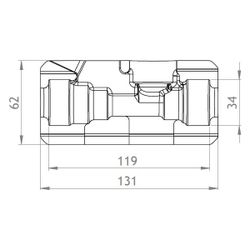 GWK EPP-Box Serie ST-S DN 15 Silbergrau für Strangventil Danfoss MSV-S, 5292015002... GWK-5292015002 4030095055858 (Abb. 1)