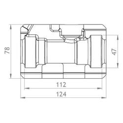GWK EPP-Box Serie ST-S DN 25 Silbergrau für Strangventil Danfoss MSV-S, 5292025002... GWK-5292025002 4030095055896 (Abb. 1)