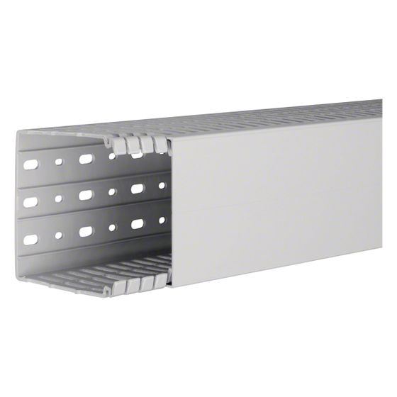 hager Verdrahtungskanal aus PC/ABS halogenfrei HA7 100x100mm lichtgrau