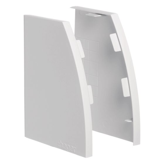 hager Endplatten-Set, rechts/links, für Kabelrangierkanal FZ441N-FZ445N, QS-System