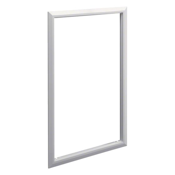 hager Blendrahmen, universZ, 2-feldig, RAL9010, für Schrankgröße 800x550mm