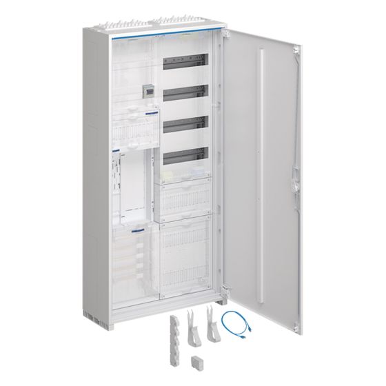 hager Komplettschrank,univ.Z,1 ZP,BKE-I,APZ,zRfZ,VT4,1100x550x205mm,16 mm2,ESA,IP44