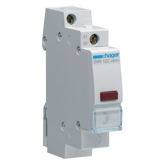 hager LED Leuchtmelder rot 230V AC 1PLE