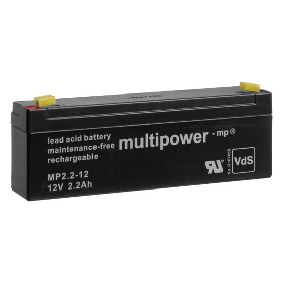 hager BEKA Backup-Akku für Zentrale und Repeater, 12 Volt 2,2Ah