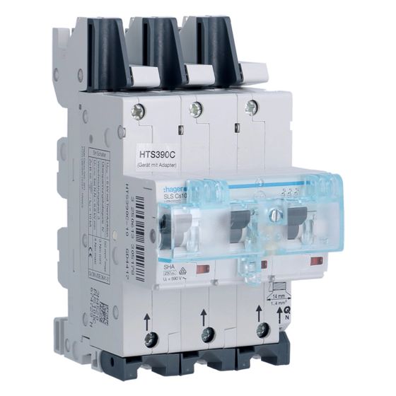hager SLS Schalter 3 polig Cs-Charakteristik 100A für Sammelschiene QuickConnect