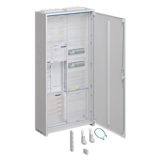 hager Komplettschrank, univers Z, 1 ZP, BKE-I, APZ, VT5, H 1100mm, 2-feldig, ESA, REG