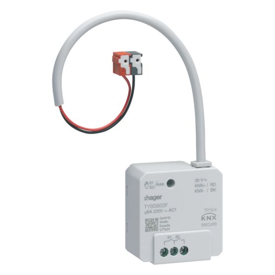 hager Schalt-/Jalousieaktor 2/1-fach KNX, 6A, UP
