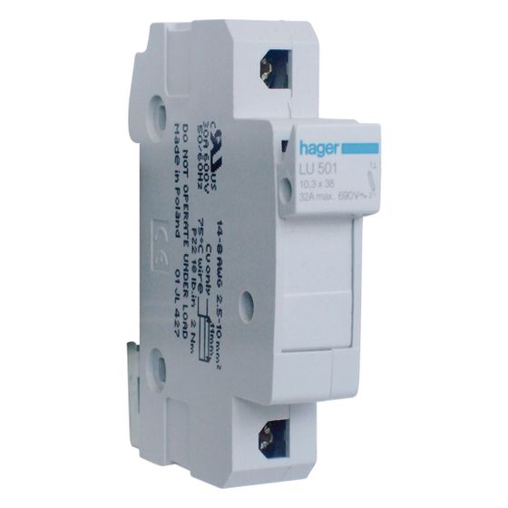 hager Sicherungselement 1P UL 690V L38 1PLE