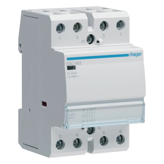 hager Schütz / Schaltschütz in Kompaktbauweise, 63A, 4S, 230V AC