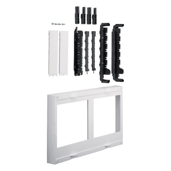 hager Baustein, universN, 300x500mm, für 4 Trenner NH00 auf Sammelschienensystem 40mm