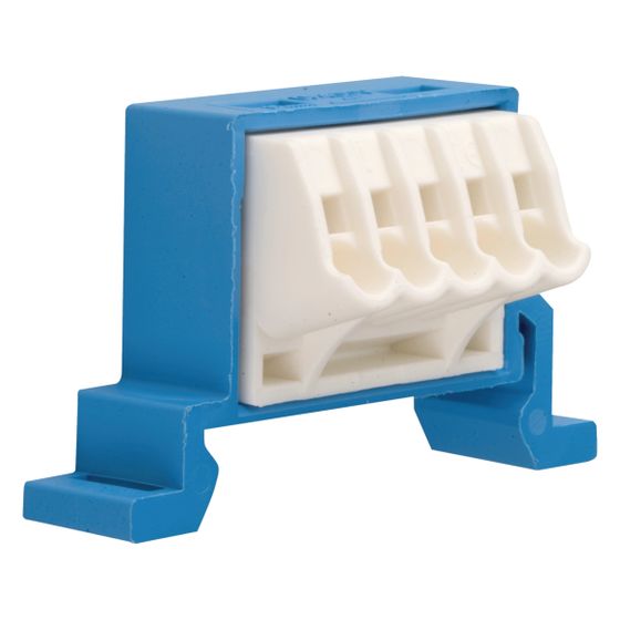 hager Klemmen, volta, QuickConnect, blau für FI, für Hutschiene, 1 Satz 10 Stück