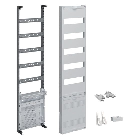 hager Verteilerfeld, univers Z, 1050mm, 1-feldig, 5-reihig, APZ unten, ohne QC-Klemmen