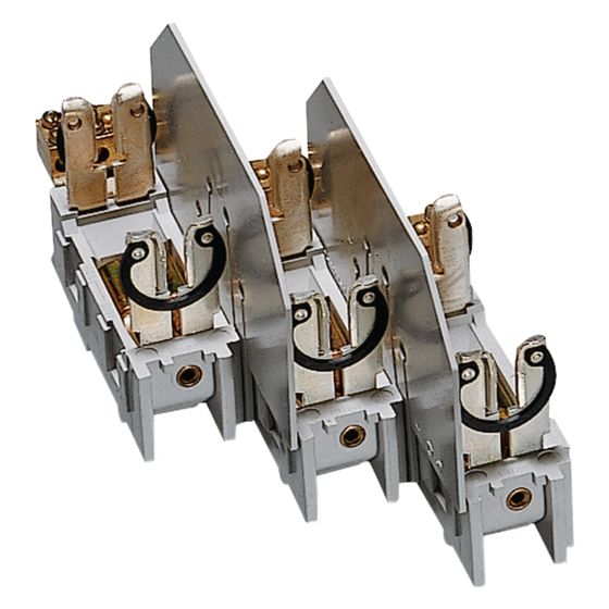hager Sicherungsunterteil NH00 3x160A,mit Käfigklemme bis 70mm2 für 40mm Sammelschiene