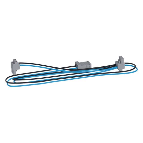 hager Y-Leitung, universZ, 1150x200mm, sw/bl, 1 Stecker/2 Buchse, VPE 1 Stück