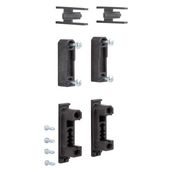 hager Sammelschienenträger 60mm, universN, 1polig,Set 2 Stück,koppelbar an 3P-Träger