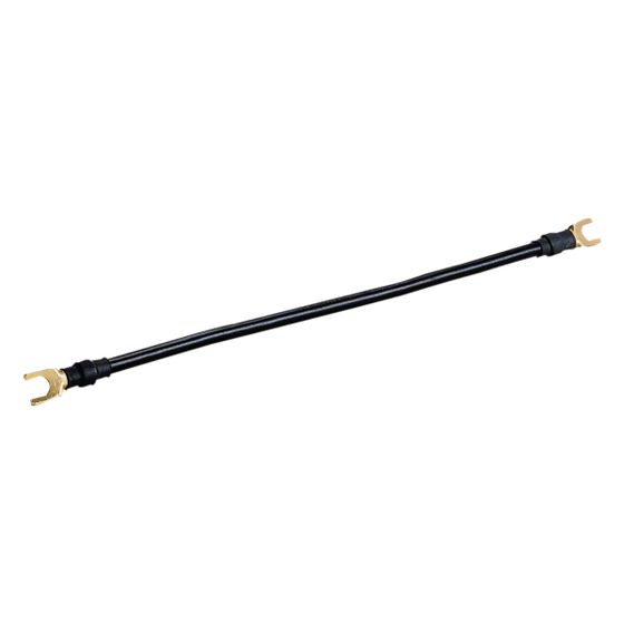 hager Kabelbrücke NYAF 10 mm2, 250mm lang, Gabel, Farbe schwarz