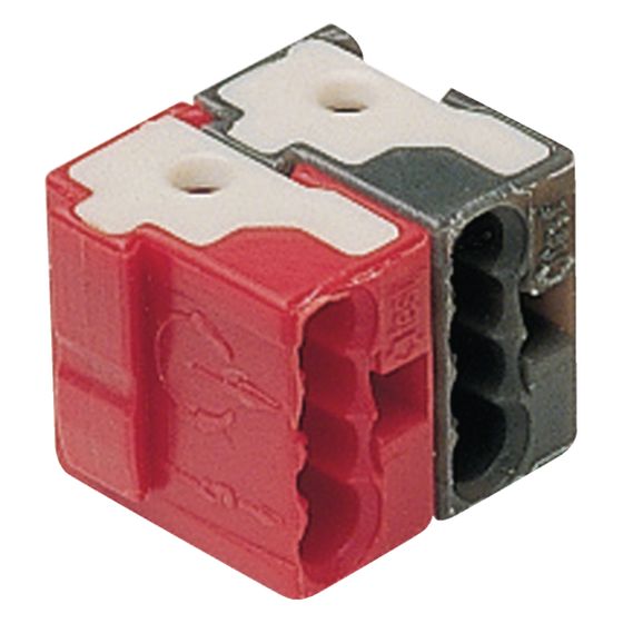 hager Bussteckklemmen KNX, 2 polig, rot/schwarz