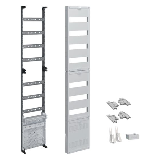 hager Verteilerfeld, univers Z, 1350mm, 1-feldig, 7-reihig, APZ unten, ohne QC-Klemmen