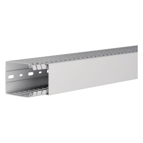 hager Verdrahtungskanal halogenfrei HA7 80x60 mm lichtgrau