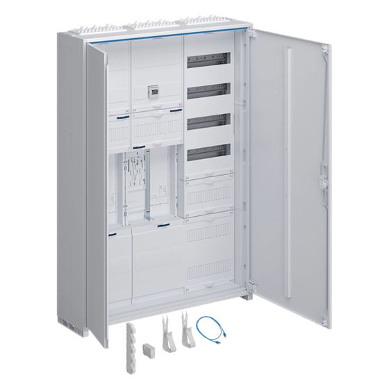 hager Komplettschrank, univers Z, 2 ZP, BKE-I, APZ, VT5, H 1100mm, 3-feld., ESA