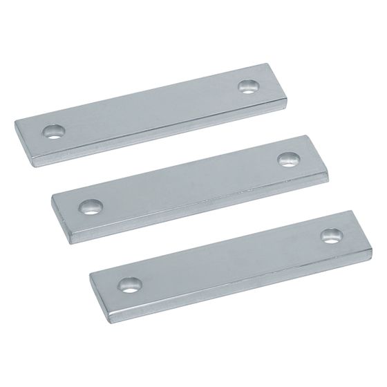 hager Cu-Schienen, univers, Wandlerlasche 40x10x170mm, verzinnt. 3 Stück im Set