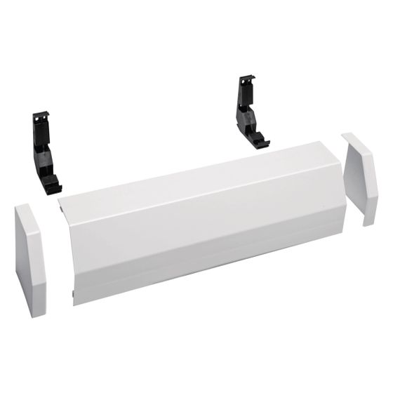 hager Kabelrangierkanal für Feldverteiler, 2feldig, RAL9010