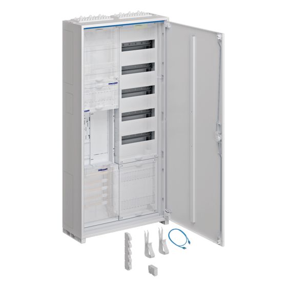 hager Komplettschrank, univ.Z, 1ZP, eHZ, APZ, VT5, H 1100 mm, 2-feldig, ESA