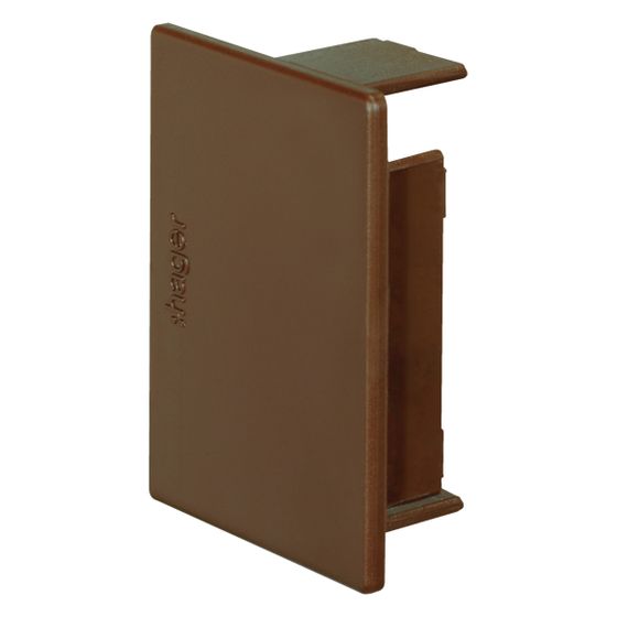 hager Endstück halogenfrei zu Leitungsführungskanal LF 40x57mm braun