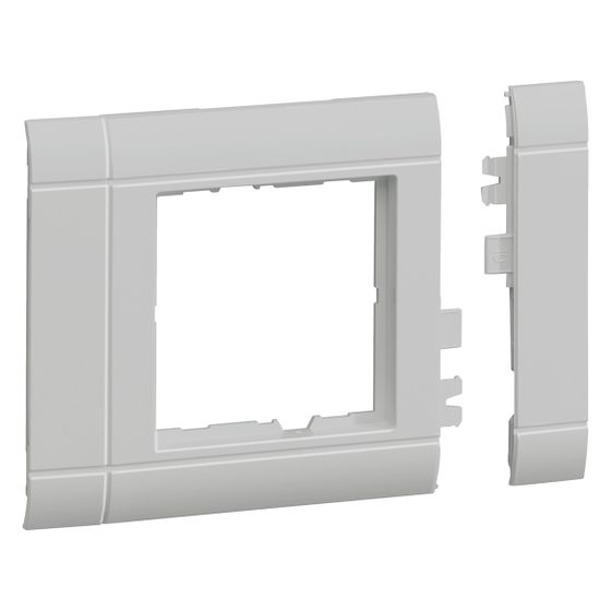 hager Rahmenblende modular, ZS 50, OT 80, hfr, lichtgrau