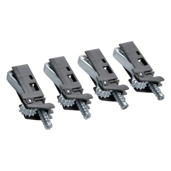 hager Hohlwandset, Kleinverteiler / Feldverteiler, Befestigung des Mauerkastens