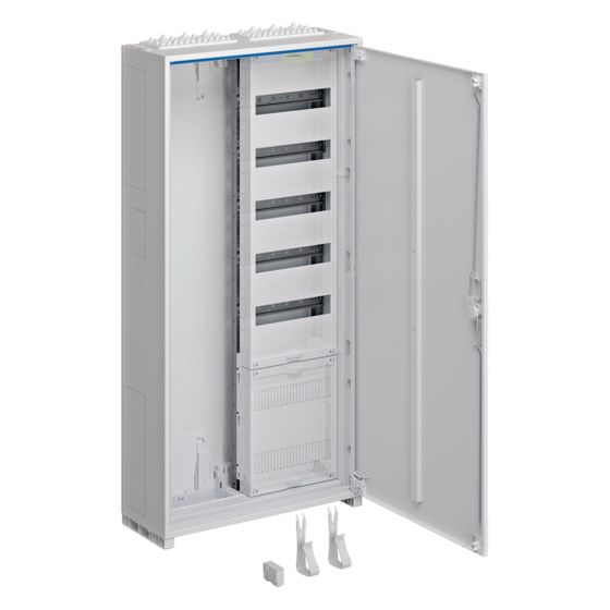 hager Systemschrank, univers Z, 1100x550x205mm, SKII, IP44, VF 5-reihig, APZ, 2-feldig
