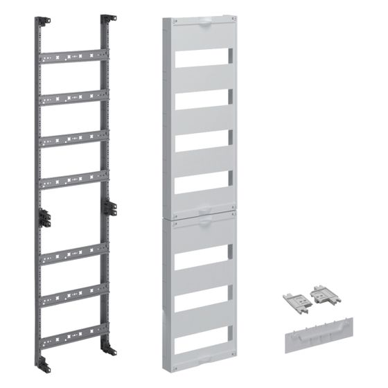 hager Verteilerfeld, univers Z, 1050mm, 1-feldig, 7-reihig, ohne QC-Klemmen, mit U84T